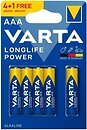 Фото Varta LongLife Power AAA Alkaline 4+1 шт