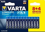 Фото Varta Longlife Power AAA 8+4 шт