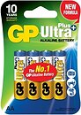 Фото GP Batteries AA (LR6) Ultra Plus Alkaline 15AUP-U4 4 шт (01-00003982)