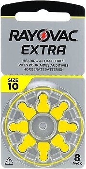 Фото Rayovac Extra №10 PR70 8 шт