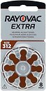 Фото Rayovac Extra №312 PR41 8 шт