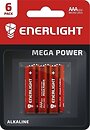 Фото Enerlight Mega Power AAA (LR03) Bli 6 шт (90030106)