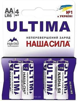 Фото Наша Сила Ultima AA LR6 4 шт