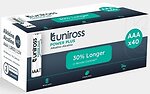 Фото Uniross Power Plus LR03 AAA 40 шт (UPPAAABX40)