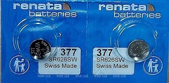 Фото Renata SR626SW V376/377 10 шт