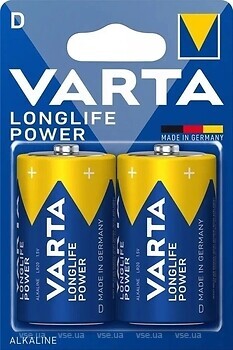 Фото Varta Longlife Power D 2 шт (04920)