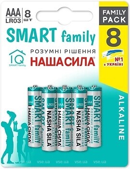 Фото Наша Сила Smart Family AAA LR03 12 шт
