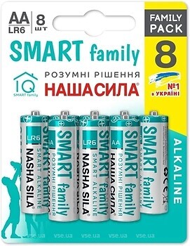 Фото Наша Сила Smart Family AA LR6 12 шт