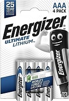 Фото Energizer Ultimate Lithium AAA 4 шт