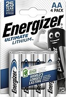 Фото Energizer Ultimate Lithium AA 4 шт