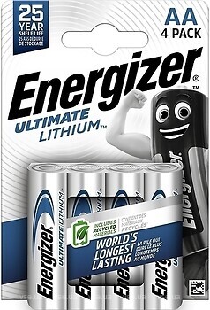 Фото Energizer Ultimate Lithium AA 4 шт