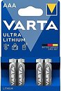 Фото Varta Ultra Lithium AAA 4 шт (06103)
