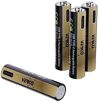 Фото Verico Loop Energy Pro AAA1125 AAA USB Type-C 750 mAh 4 шт (1UDBT-A7WEAC-NN)