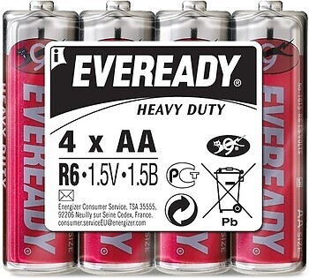 Фото Eveready AA Heavy Duty 4 шт