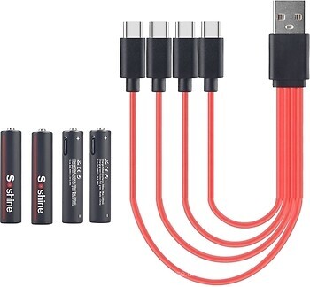 Фото Soshine USB Li-ion AAA 1.5V 600 mWh 2 шт