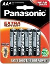 Фото Panasonic Extra Heavy Duty Zinc Carbon AA 4 шт (R6NPT/4B)