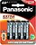 Фото Panasonic Extra Heavy Duty Zinc Carbon AA 4 шт (R6NPT/4B)