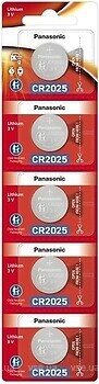 Фото Panasonic CR-2025 5 шт (CR-2025/5BE)