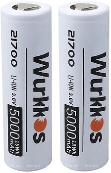Фото Wurkkos 21700 5000 mAh 1 шт