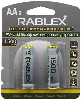 Фото Rablex AA 1500 mAh 2 шт