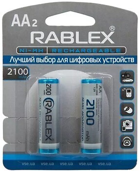 Фото Rablex AA 2100 mAh 2 шт