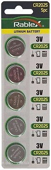 Фото Rablex CR2025 5 шт
