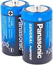 Фото Panasonic General Purpose Zinc Carbon D2 2 шт (R20UPT/2S)