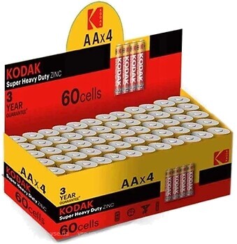 Фото Kodak Super Heavy Duty AA R6 60 шт