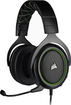 Фото Corsair HS50 Pro Stereo Gaming Headset Black/Green (CA-9011216-EU)