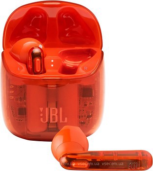 Фото JBL Tune 225 TWS Ghost Orange (JBLT225TWSGHOSTORG)