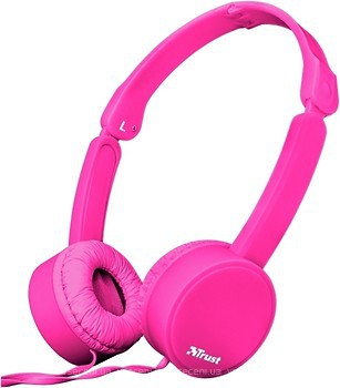 Фото Trust Nano Foldable Headphones Pink (23102)