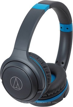 Фото Audio-Technica ATH-S200BT Gray/Blue