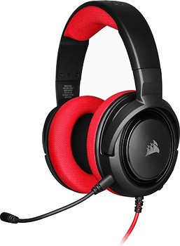 Фото Corsair HS35 Stereo Gaming Headset Black/Red (CA-9011198-EU)