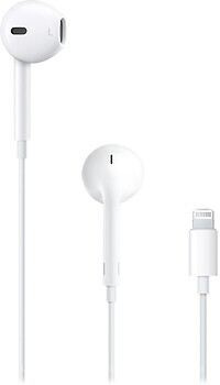 Фото Apple EarPods with Mic Lighting White (MWTY3ZM/A)