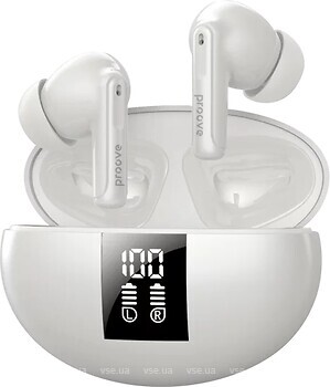 Фото Proove Thunder Buds SE TWS with ANC (APP) White (TWTBSE01AP02)