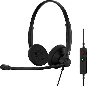 Фото Sennheiser Epos Impact 100 UC Stereo USB-C+A Black (1001420)