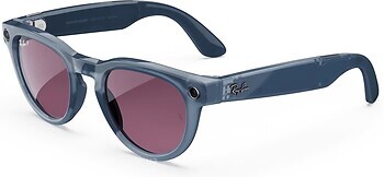 Фото Ray-Ban Meta Headliner Shiny Jeans Frame/Dusty Red Lenses