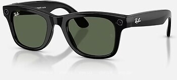 Фото Ray-Ban Meta Wayfarer Gen 2 Shiny Black/G-15 Green