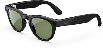 Фото Ray-Ban Meta Headliner Gen 2 Low Bridge Fit Shiny Black Frame/G15 Green Lenses