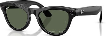 Фото Ray-Ban Meta Skyler Gen 2 Shiny Black Frame/G-15 Green Lenses