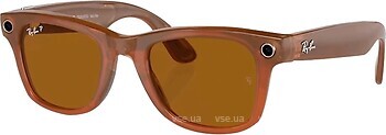 Фото Ray-Ban Meta Wayfarer Shiny Caramel/Brown