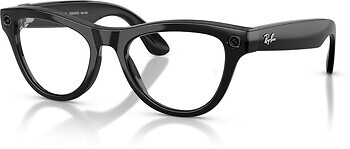 Фото Ray-Ban Meta Skyler Gen 2 Shiny Black Frame/Clear to Graphite Green Transitions