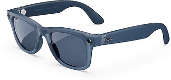 Фото Ray-Ban Meta Wayfarer Matte Jeans/Dusty Blue Polarized