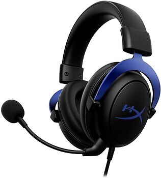 Фото HyperX Cloud Gaming Headset Wired Black/Blue (A3RL9AA)
