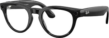 Фото Ray-Ban Meta Headliner Gen 2 Low Bridge Fit Shiny Black Frame/Sapphire Transitions Lenses