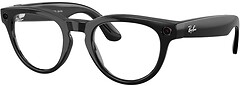 Фото Ray-Ban Meta Headliner Gen 2 High Bridge Fit Shiny Black Frame/Sapphire Transitions Lenses