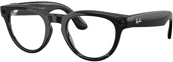 Фото Ray-Ban Meta Headliner Gen 2 High Bridge Fit Shiny Black Frame/Sapphire Transitions Lenses
