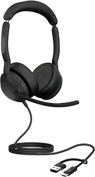 Фото Jabra Evolve2 50 USB-C/A MS Stereo Black (25089-999-799)