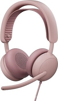 Фото Logitech Zone Wired 2 USB Rose (981-001620)