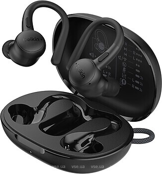 Фото Belkin Soundform ActiveFit True Wireless Black (AUC016HQBK)